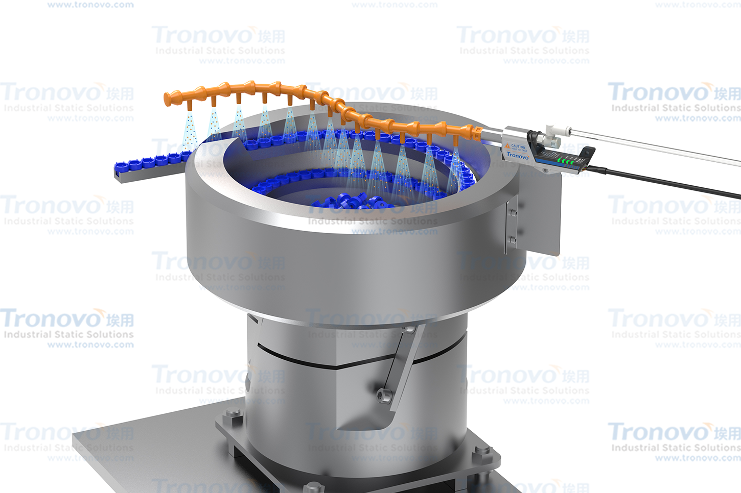 Một giải pháp mới để xử lý triệt để sự kết dính tĩnh điện và cho ăn hiệu quả tấm rung