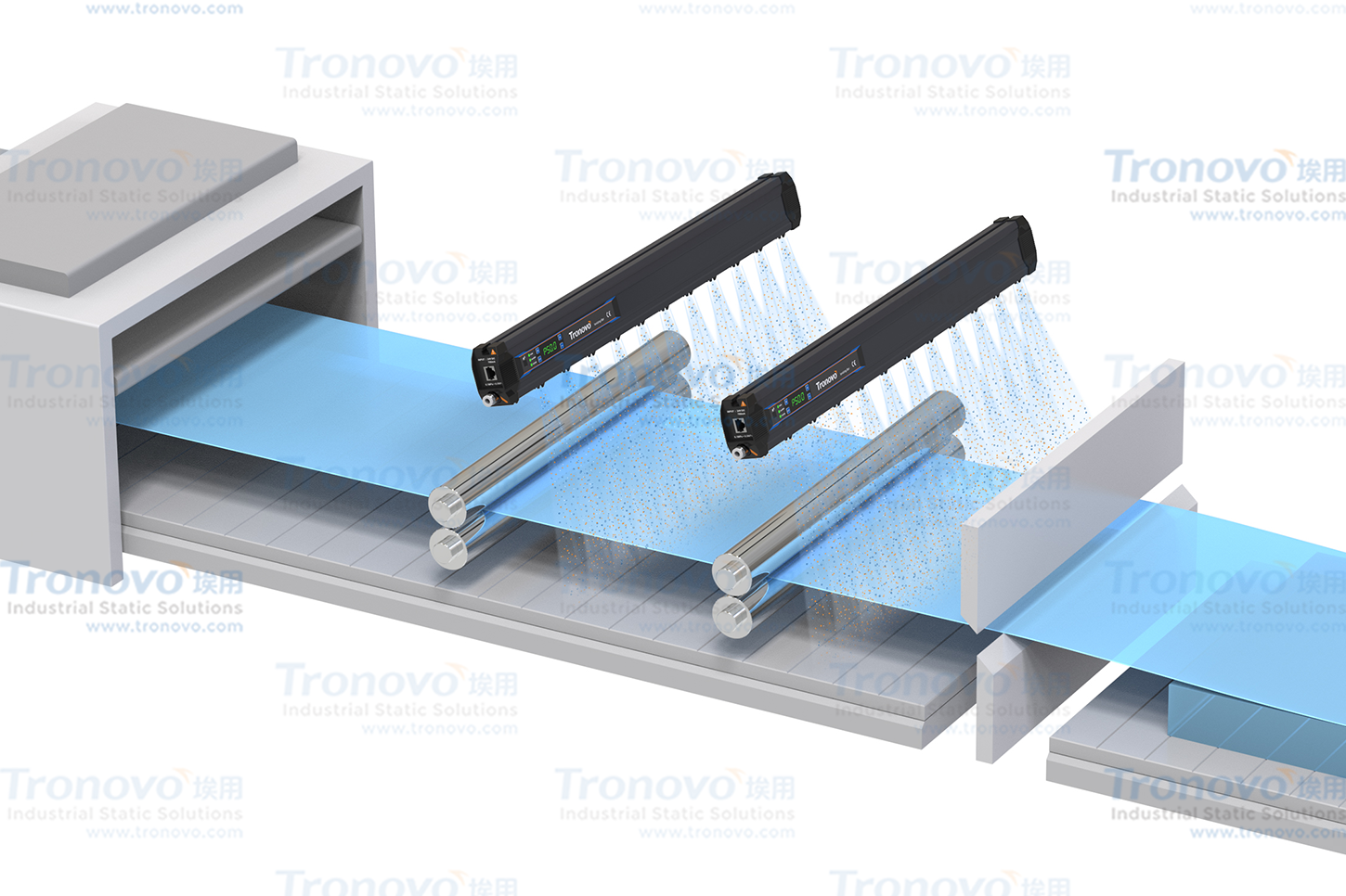 Vấn đề bụi hấp phụ tĩnh điện cắt màng mỏng, giải pháp loại bỏ tĩnh điện hiệu quả cao